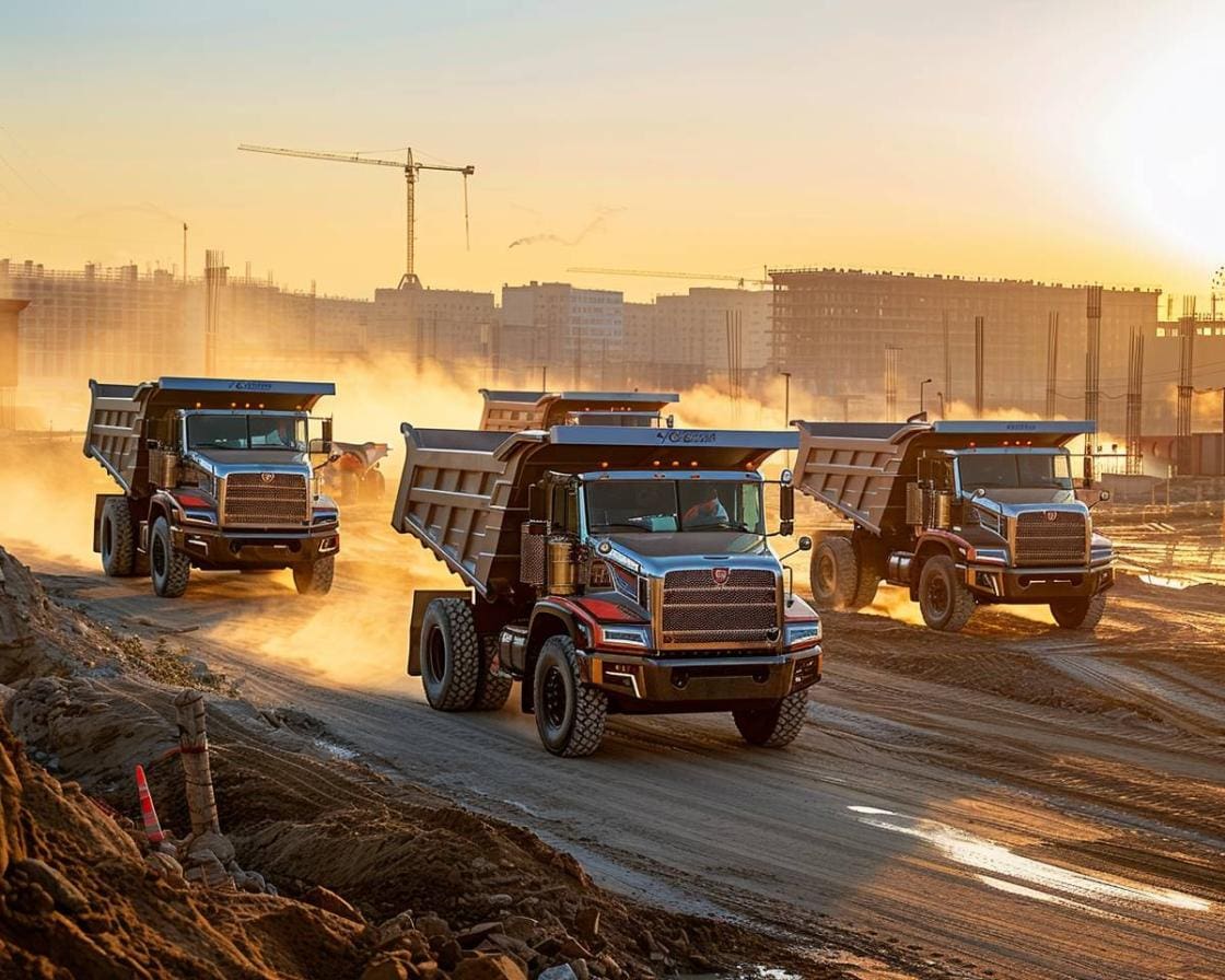 Les 5 meilleurs camions-bennes de 2024